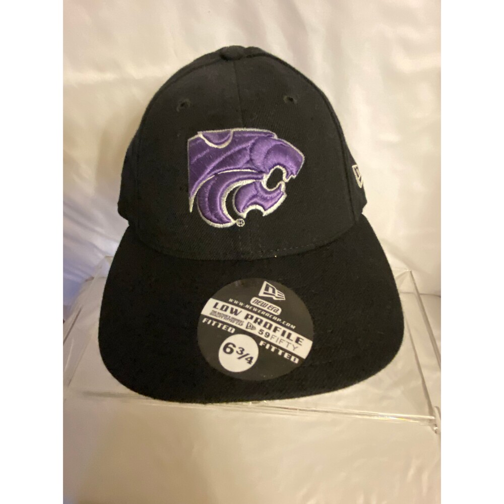 New Era Kansas State NCAA Fitted Cap "6 3/4" Low Profile 59Fifty 100% Wool!!